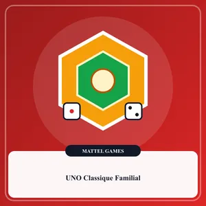 Jeu de cartes officiel UNO Classique avec cartes couleurs et cartes action Plus 4