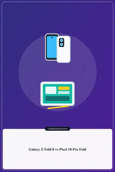 Guide d'achat smartphone pliant : Galaxy Z Fold 8 contre Pixel 10 Pro Fold